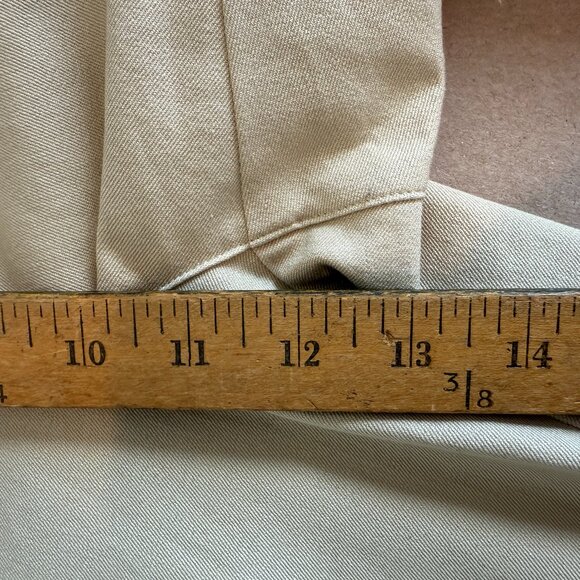 Peck & Peck Women's Pants Brown Size 12 Weekend High Rise Khaki - Picture 7 of 8